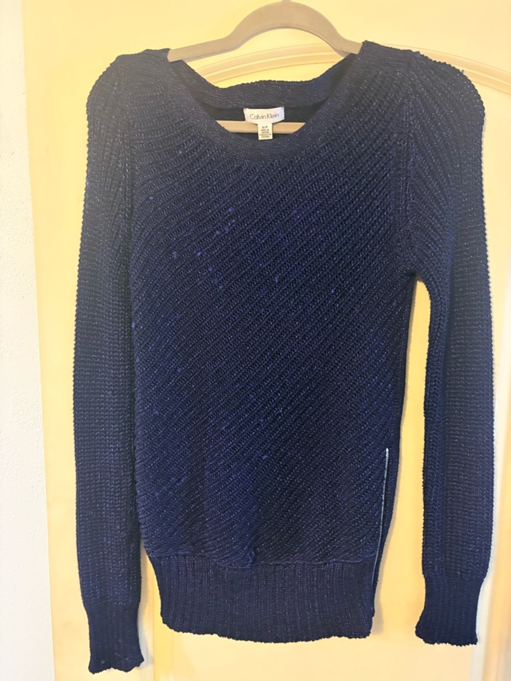 Calvin Klein Deep Navy Women's Crew Neck Sweater